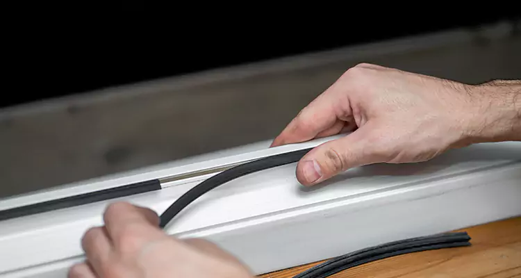 Garage Door Bottom Seal Repair in Ives Estates, FL