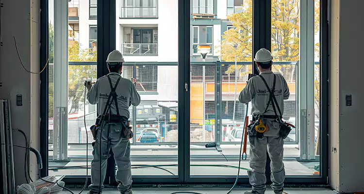 French Glass Panel Doors Repair in Ives Estates, FL