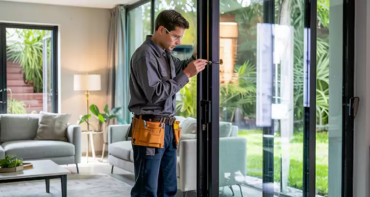 Sliding Door Jamb Lock Repair in Ives Estates, FL