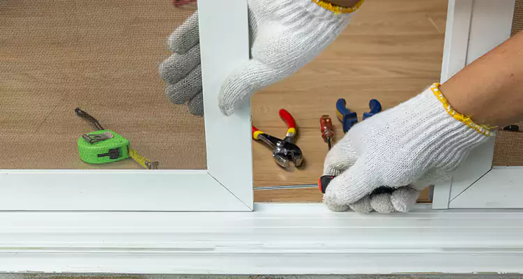 Sliding Glass Door Off Rails Repair in Ives Estates, FL