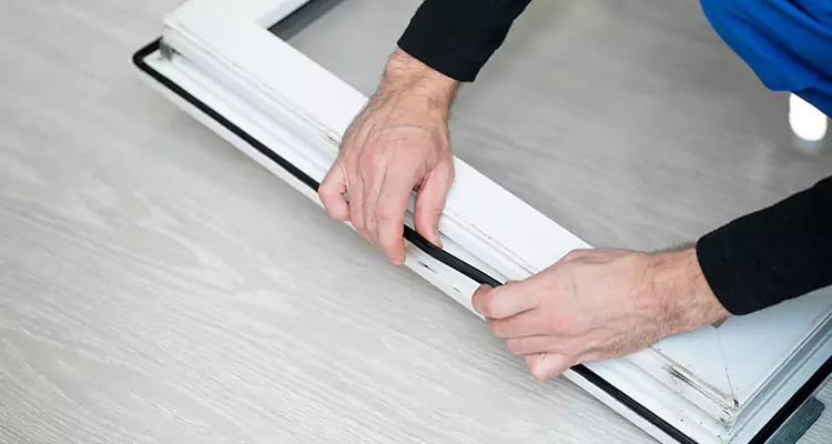 Garage Door Trim Seal Repair in Ives Estates, FL