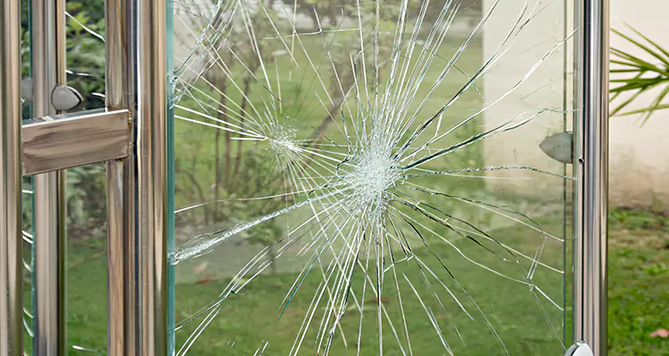Frameless Glass Door Repair at Home in Ives Estates, FL