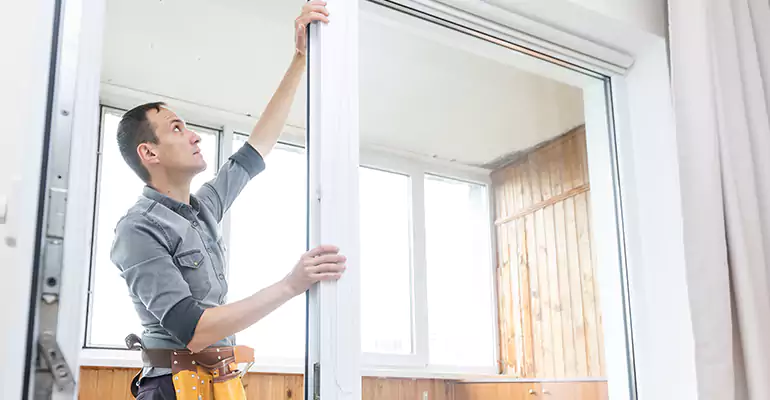 Aluminum Storefront Door Repair in Ives Estates, FL